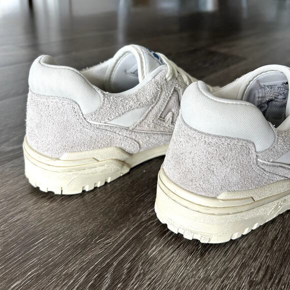 Aimé Leon Dore x New Balance 550 Vintage Grey‎ Suede Sneakers 8.5 Retro Low EUC - Picture 12 of 16
